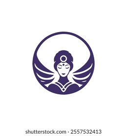 Magical lady logo for sale.