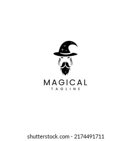 Magical logo design icon template