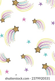 magical raimbows patterns for girl design