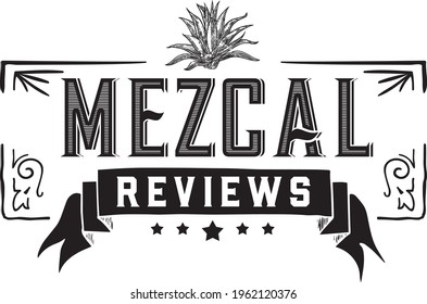 magical riview typography in black colour