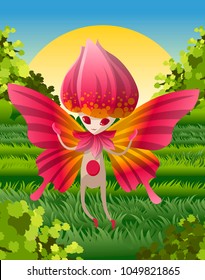 magical rose creature