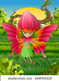 magical rose creature