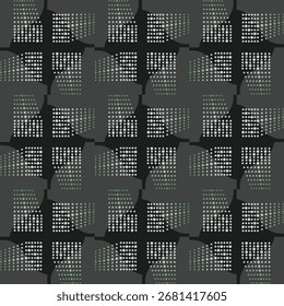 Patrón inconsútil mágico con combinación de color oscuro y claro
