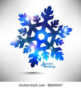 magical snowflakes winter vector design