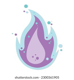 Icono gráfico aislado de cámping con chispa mágica