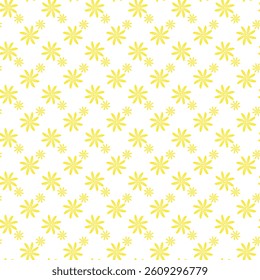 Magical Spring Garden Seamless Vector Pattern Design