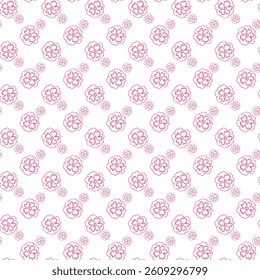 Magical Spring Garden Seamless Vector Pattern Design