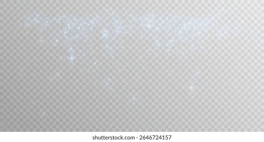 Magical Stardust Featuring Bokeh Shimmer, Glamour Spray, and Elegant Flash Effects for Christmas or Luxury Illustration Use.