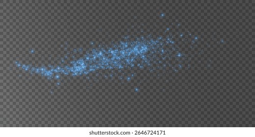 Magisches Sternenstaub mit Bokeh-Schimmer, Glamour-Spray und eleganten Flash-Effekten für Weihnachten oder Luxus-Illustrationen.