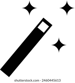 magical stick icon design 10 EPS