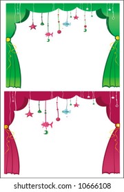 Magical theater curtain. To see similar, please VISIT MY GALLERY.