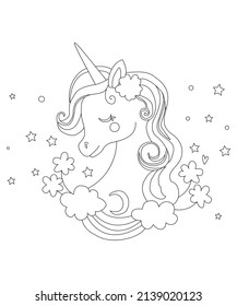 Magical Unicorn Adventure: A Fun and Creative Coloring Page for Kids.
Unleash Your Child's Creativity with This Enchanting Unicorn Coloring Page! Made with Vector Art for Crisp Outlines and Easy Color