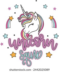 magical unicorn cutel elements for girl