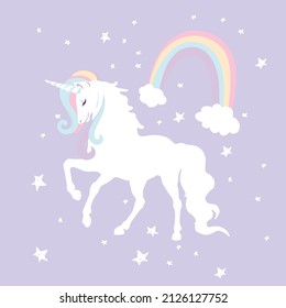 Magical Unicorn Placement Print Icon