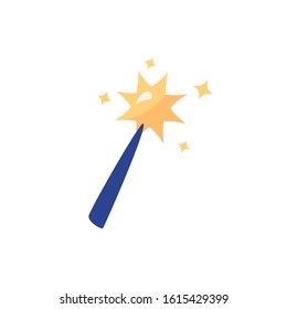 magical wand accessory isolated icon vector illustration design