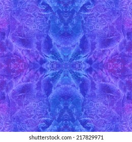 Magical watercolor background. Seamless pattern. Vector illustration.