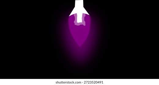 Ein zauberhaftes weißes Licht mit schimmerndem Staub und glitzert auf dunklem Hintergrund für Märchen oder festliche Themen.