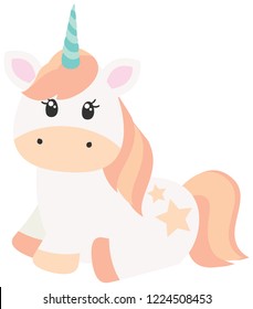 Magical Yellow Unicorn