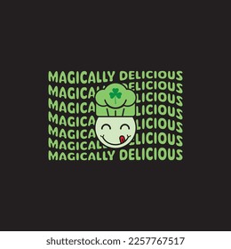 Magicamente Deliciosa Sublimación del Día de San Patricio. Typografía Cricut Craft