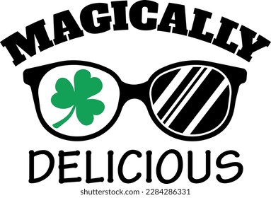 Magically delicious st. patricks day t-shirt design
