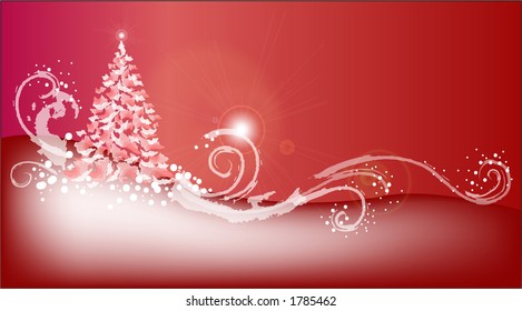 Magicalo Christmas tree - vector