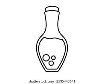 Magicial Trank Flasche Umriss Illustration