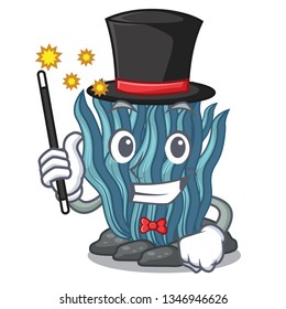 Magician blue seaweed toys in cartoon shape