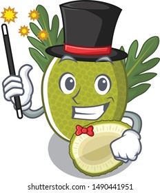 Magician breadfruit isolated with in the mascot