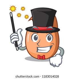 Magician broken egg isolated on the mascot