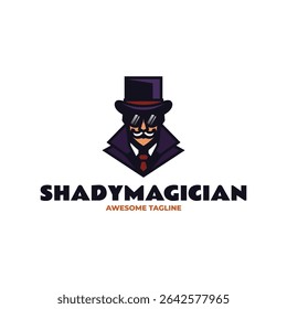 Magician Character Mascot Logo Design
