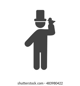 Magician with Dove