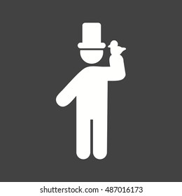 Magician with Dove