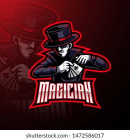 Magician Esport Mascot Logo Design