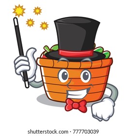 Magician fruit basket character cartoon