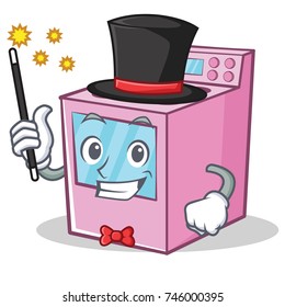Magician gas stove character cartoon