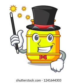 Magician gas tank cylinder Isolated on mascot