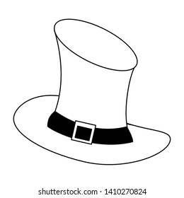 Magician hat cartoon isolated symbol vector illustration graphic design