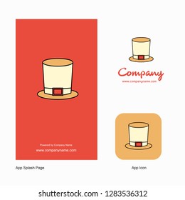 Magician hat  Company Logo App Icon and Splash Page Design. Creative Business App Design Elements