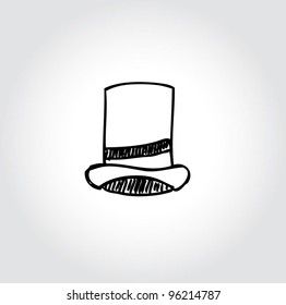 magician hat doodle