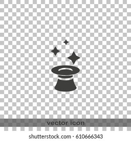 Magician hat icon.