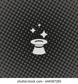 Magician hat icon.