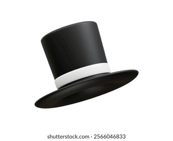 magician hat icon 3d illustration vector