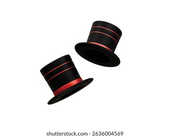 magician hat icon 3d illustration render