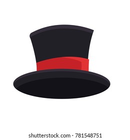 Magician hat isolated