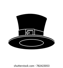 Magician hat isolated