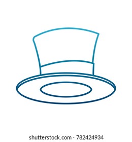 Magician hat isolated