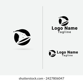 Magician hat logo design. Magic hat vector art. Creative design. Icon. Black color magic hat vector art. Star. Wizard. Modern. Finance.