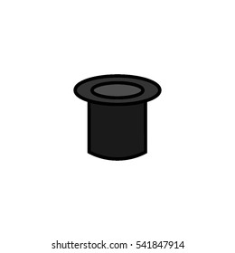 Magician hat outline icon