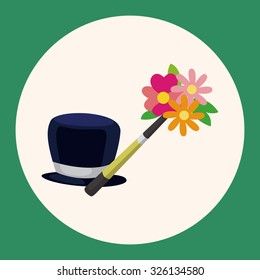 magician hat theme elements