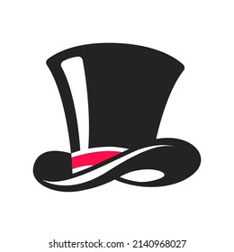 magician hat vector illustration magic hat Logo Icon Clipart